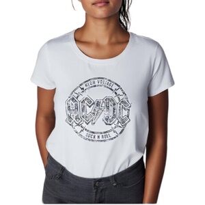 Women’s Maurice’s AC/DC Graphic Band Short Sleeve T-Shirt Super Soft Size Large